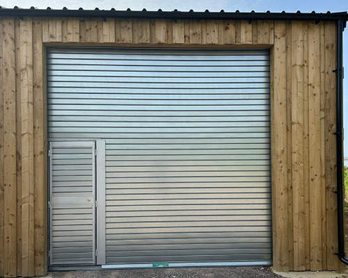 Rolling Shutter with Wicket Door